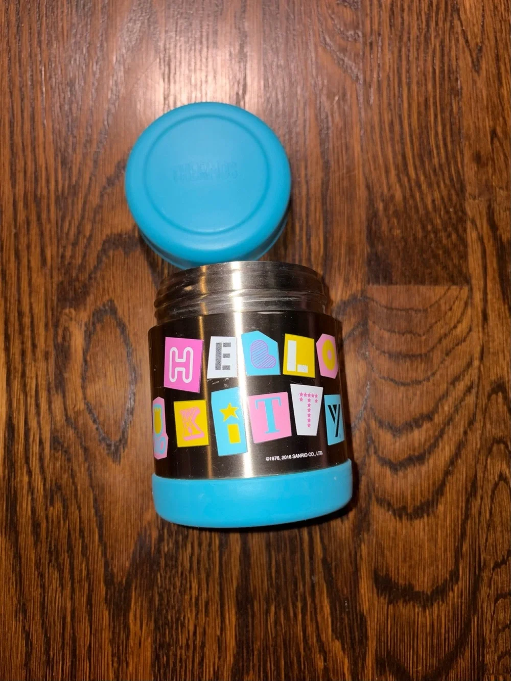 Hello Kitty Stainless Steel Food Jar - Blue